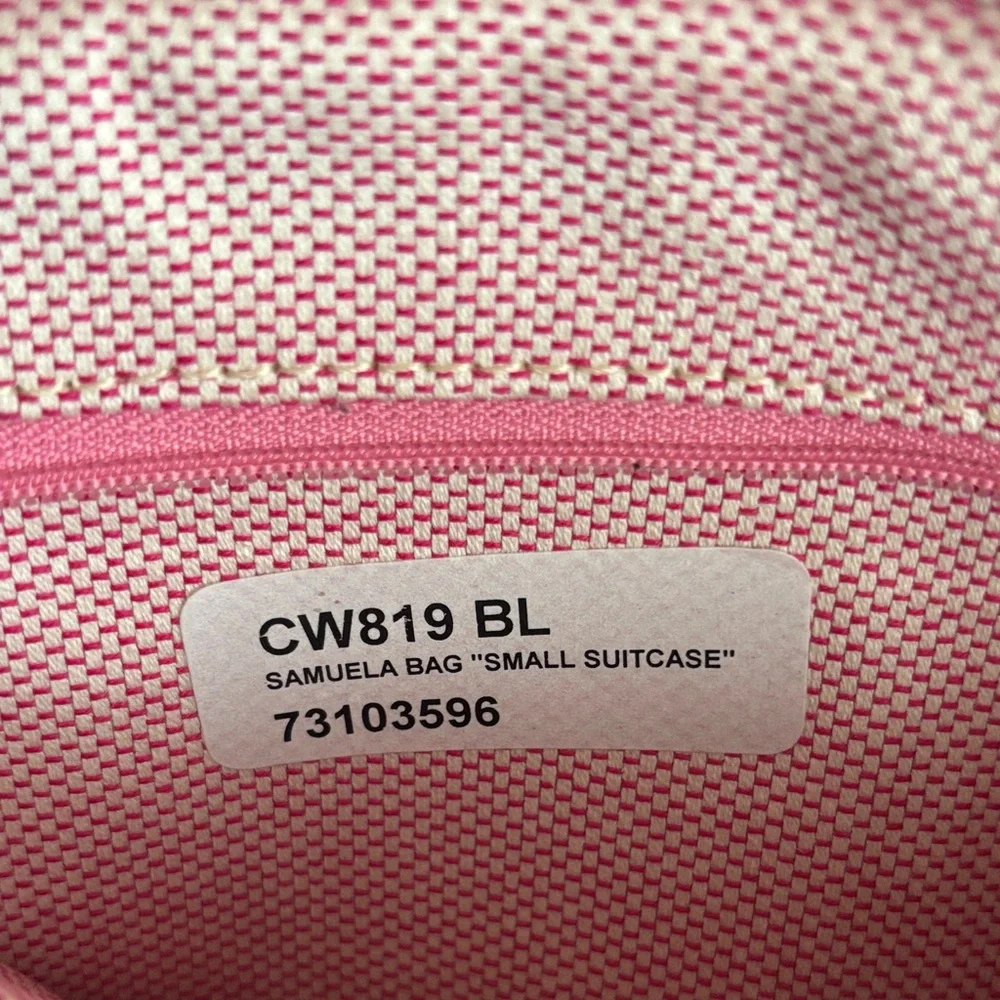 Dooney & Bourke Gray and Tan Logo Satchel